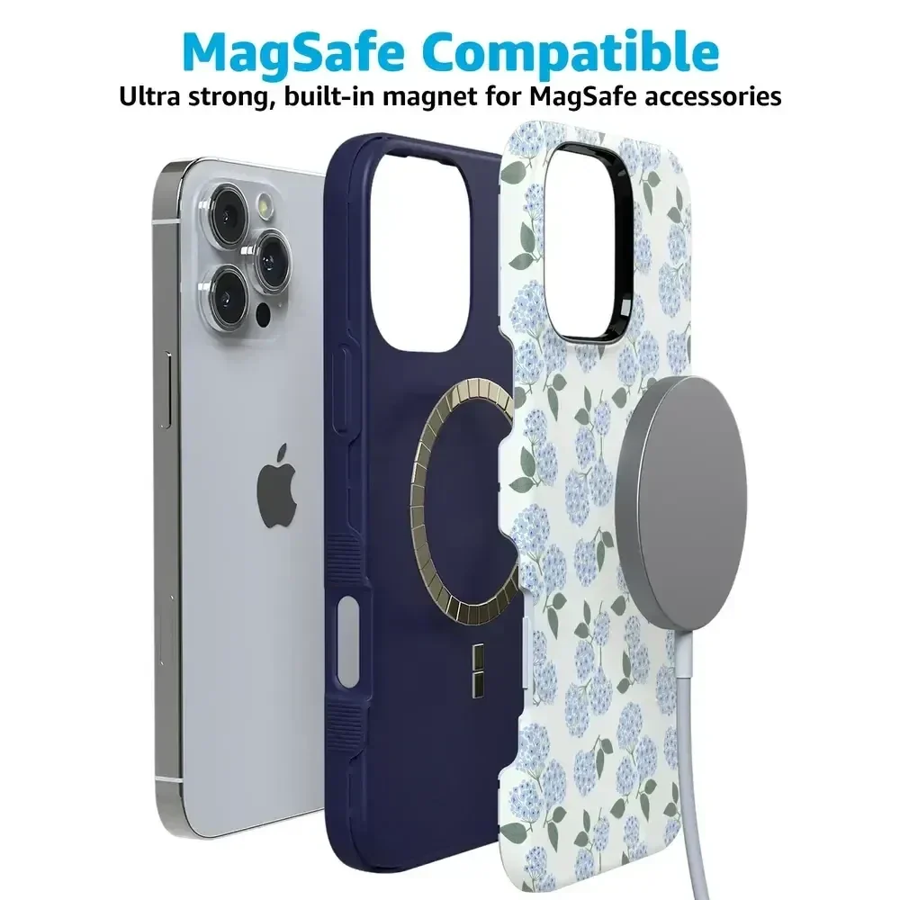 Nantucket Cottage | Blue Hydrangea Case iPhone Case get.casely