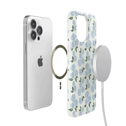 Nantucket Cottage | Blue Hydrangea Case iPhone Case get.casely