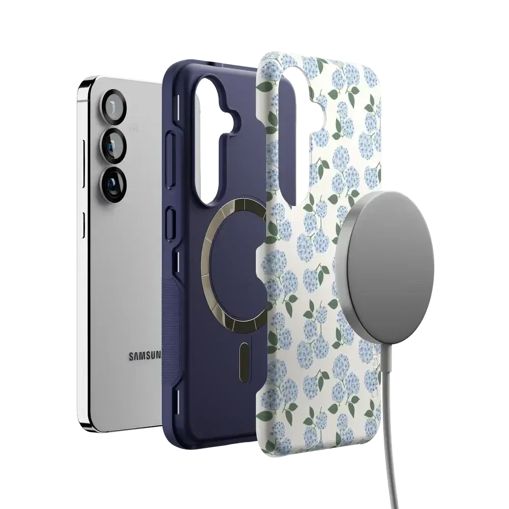 Nantucket Cottage | Blue Hydrangea Case iPhone Case get.casely
