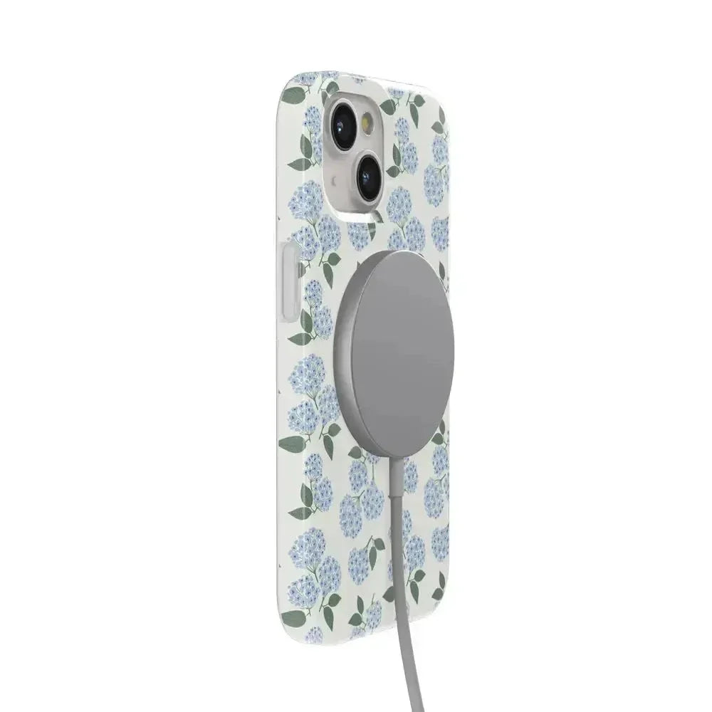 Nantucket Cottage | Blue Hydrangea Case iPhone Case get.casely