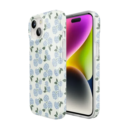 Nantucket Cottage | Blue Hydrangea Case iPhone Case get.casely
