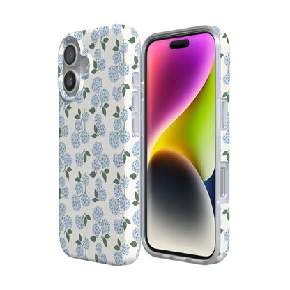 Nantucket Cottage | Blue Hydrangea Case iPhone Case get.casely