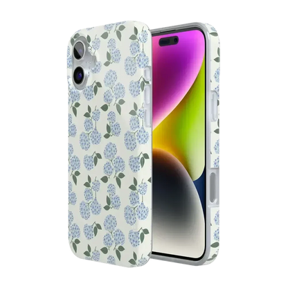 Nantucket Cottage | Blue Hydrangea Case iPhone Case get.casely
