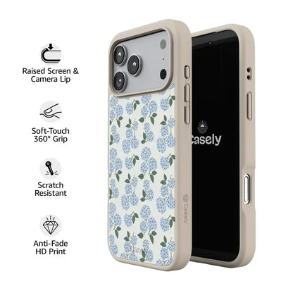 Nantucket Cottage | Blue Hydrangea Case iPhone Case get.casely