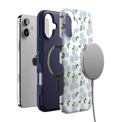 Nantucket Cottage | Blue Hydrangea Case iPhone Case get.casely