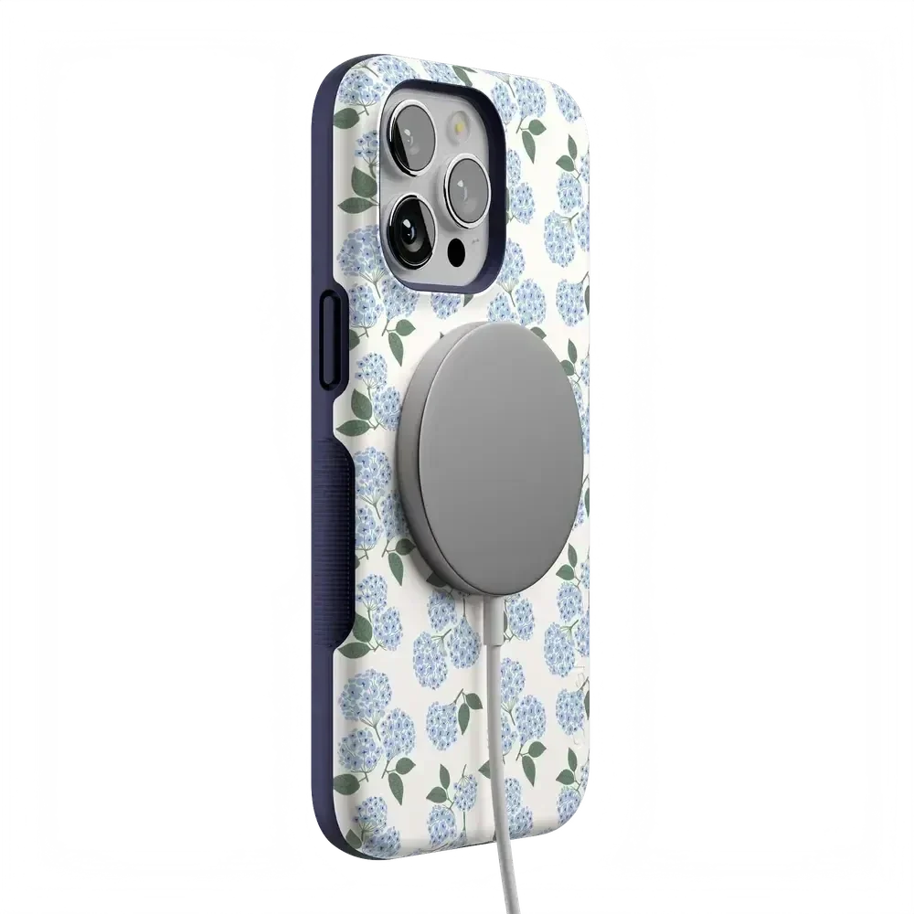 Nantucket Cottage | Blue Hydrangea Case iPhone Case get.casely
