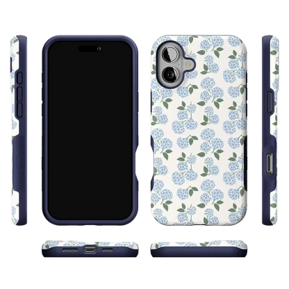 Nantucket Cottage | Blue Hydrangea Case iPhone Case get.casely