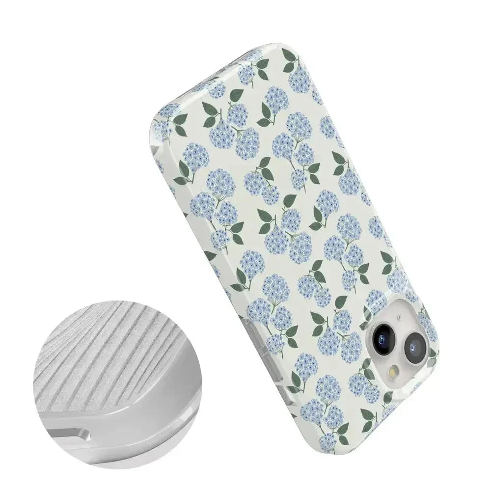 Nantucket Cottage | Blue Hydrangea Case iPhone Case get.casely