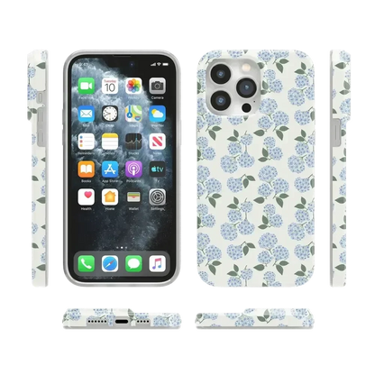 Nantucket Cottage | Blue Hydrangea Case iPhone Case get.casely
