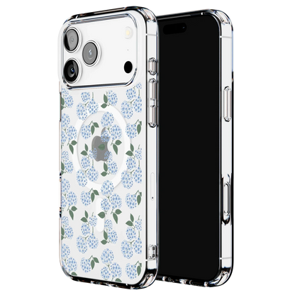 Nantucket Cottage | Blue Hydrangea Case iPhone Case get.casely