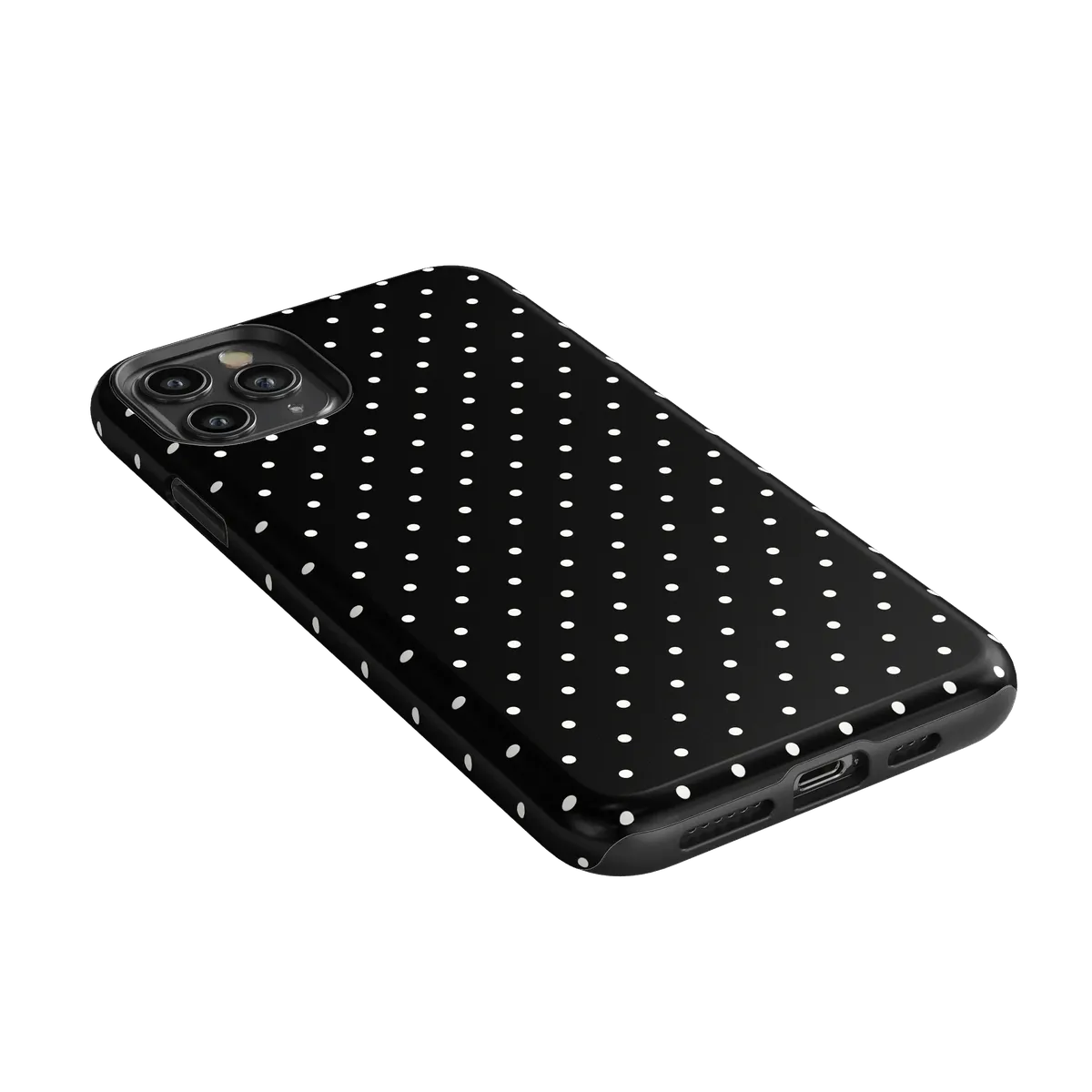 On the Dot | White Polka Dot Case