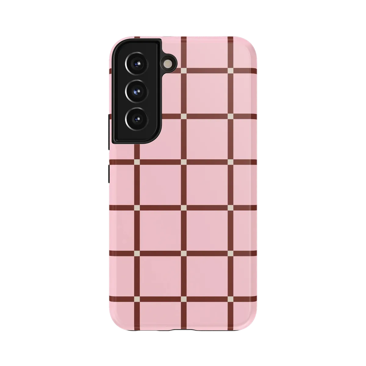 Uptown Gridlock | Pink Checkerboard Case