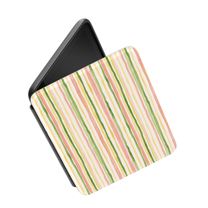 Sweet Stripes | Rainbow Pastel Kindle Case