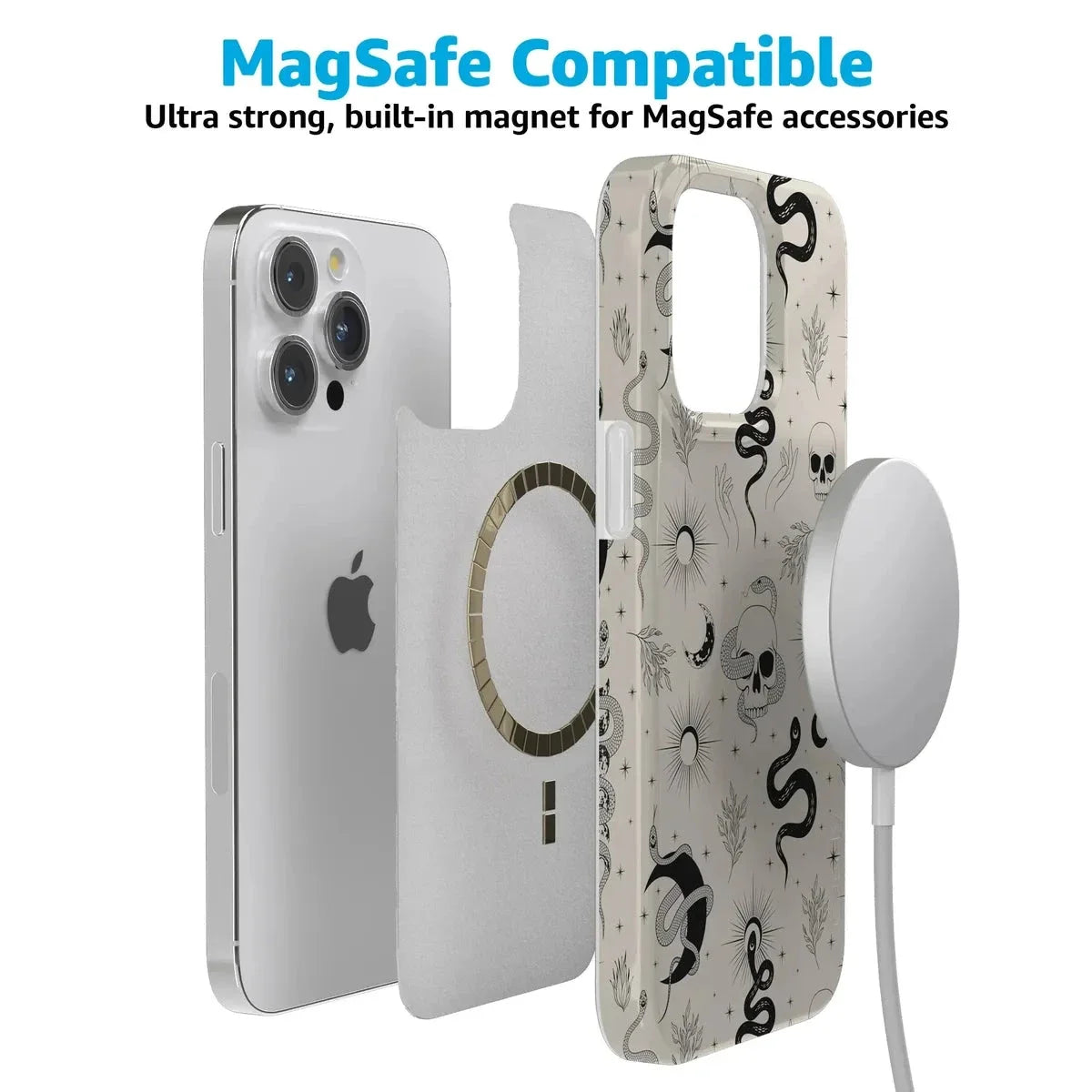 No Further Explanation | Snakes & Skulls Case Phone Case Casetry