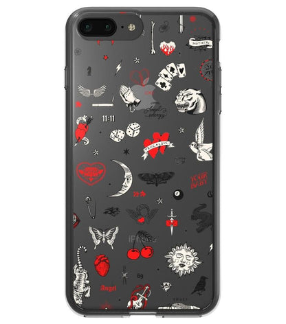 Not a Phase | Clear Flash Tattoo Case iPhone Case get.casely Classic iPhone 6/7/8 Plus