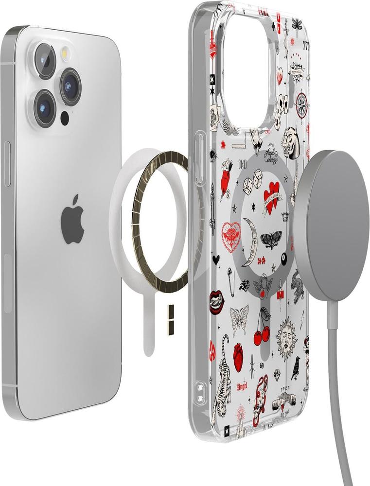 Not a Phase | Clear Flash Tattoo Case iPhone Case get.casely