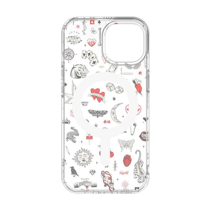 Not a Phase | Clear Flash Tattoo Case iPhone Case get.casely