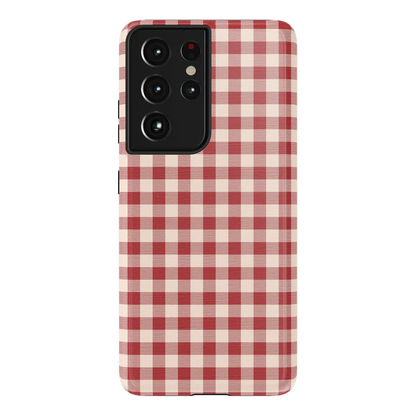 Sweet Jam | Red Gingham Case - Galaxy S21 Ultra
