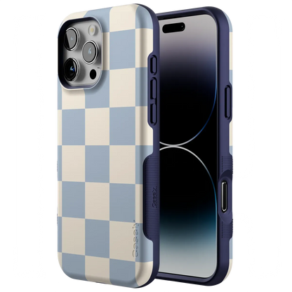 Fit Check | Light Blue Checkerboard Case