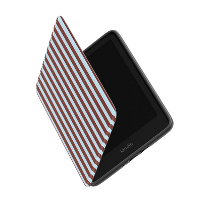 Sunday in Brooklyn | Blue Stripes Kindle Case