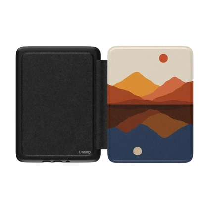 Opposites Attract | Day & Night Colorblock Mountains Kindle Case Kindle Case get.casely