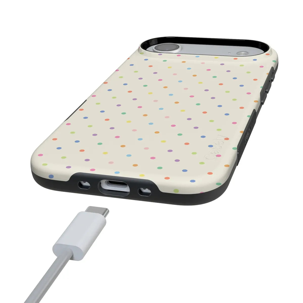 On the Dot | Rainbow Polka Dot Case