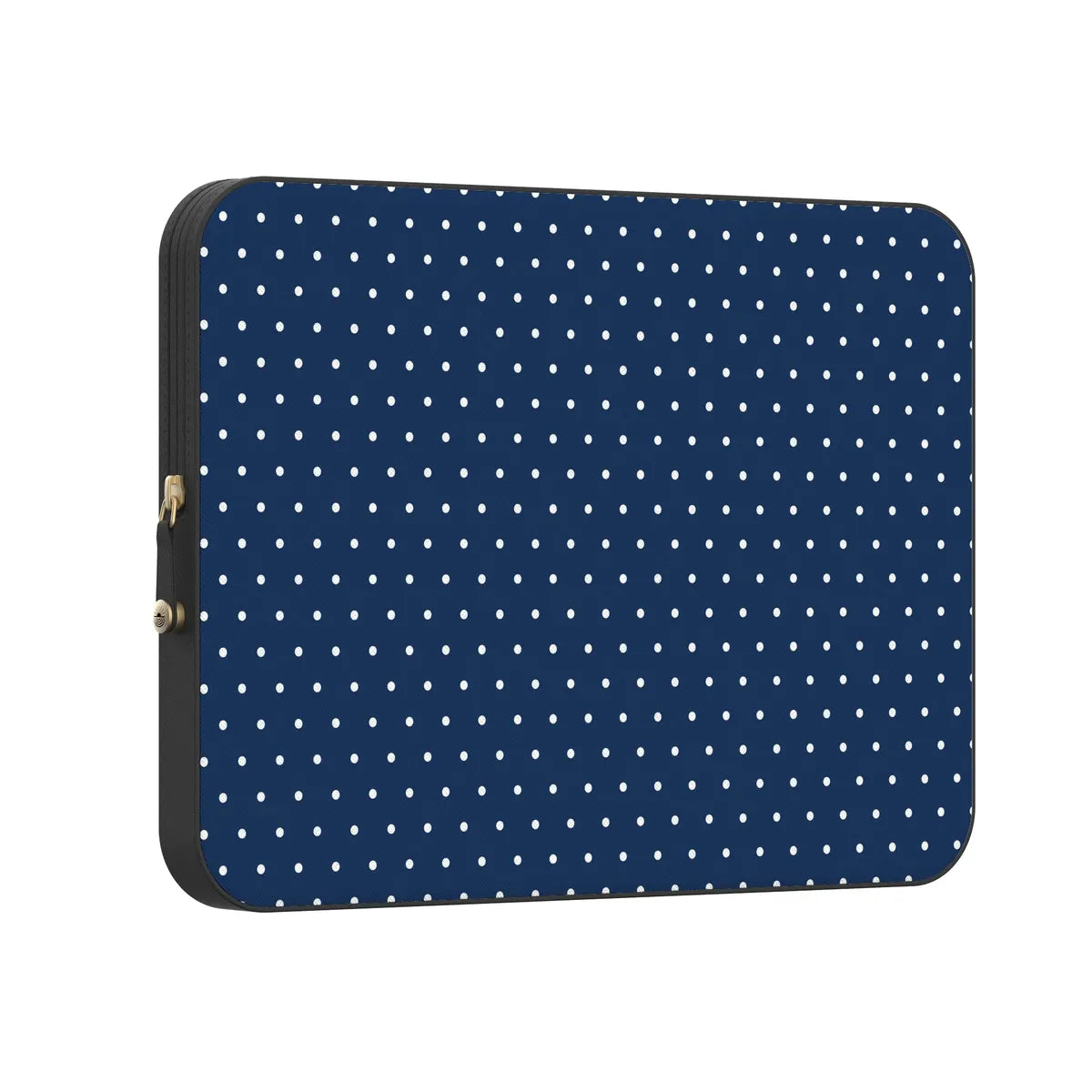 On the Dot | Navy Polka Dot Laptop Case