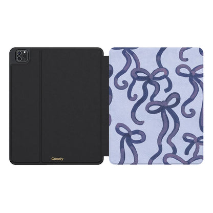 Love Me Knot | Blue Bow iPad Case