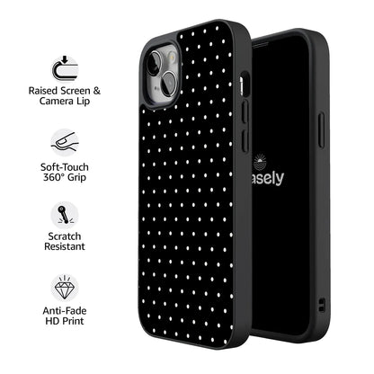 On the Dot | White Polka Dot Case