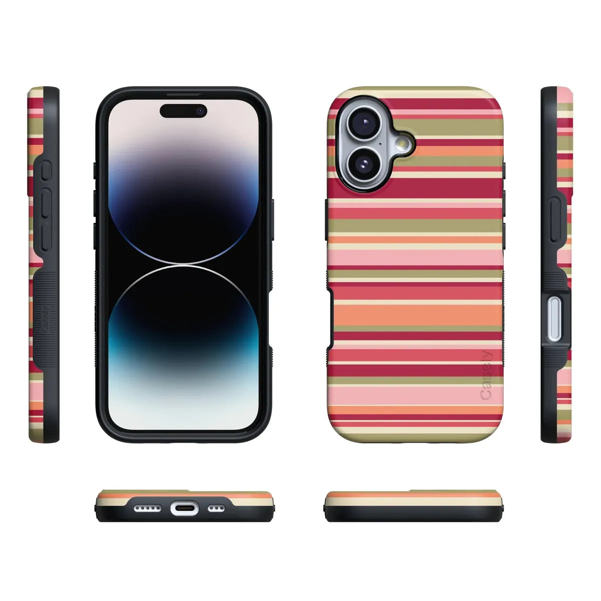 Citrus Stripes | Poolside Print Case