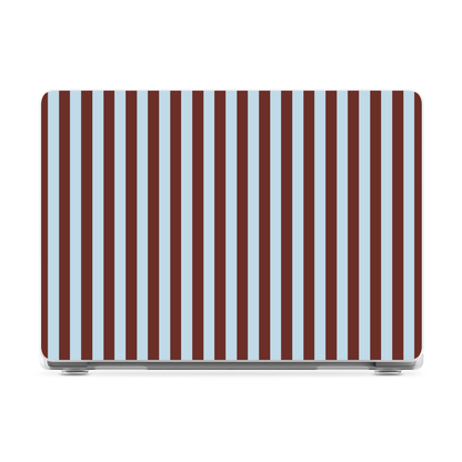 Sunday in Brooklyn | Blue Stripes Laptop Shell