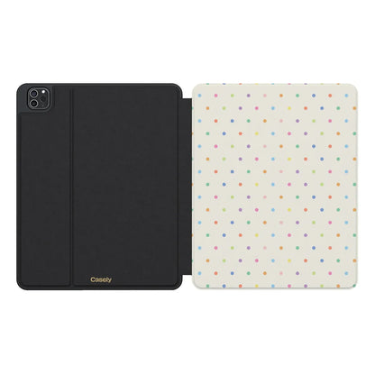On the Dot | Rainbow Polka Dot iPad Case