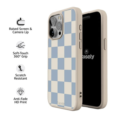 Fit Check | Light Blue Checkerboard Case