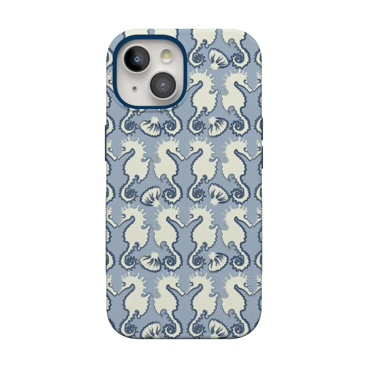 Seahorse Drift | Coastal Blues Case - iPhone 15