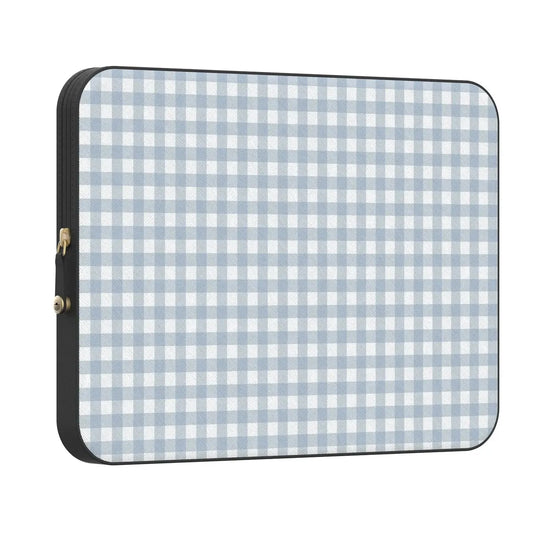 Pastel Picnic | Blue Gingham Laptop Case