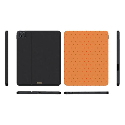 On the Dot | Orange Polka Dot iPad Case