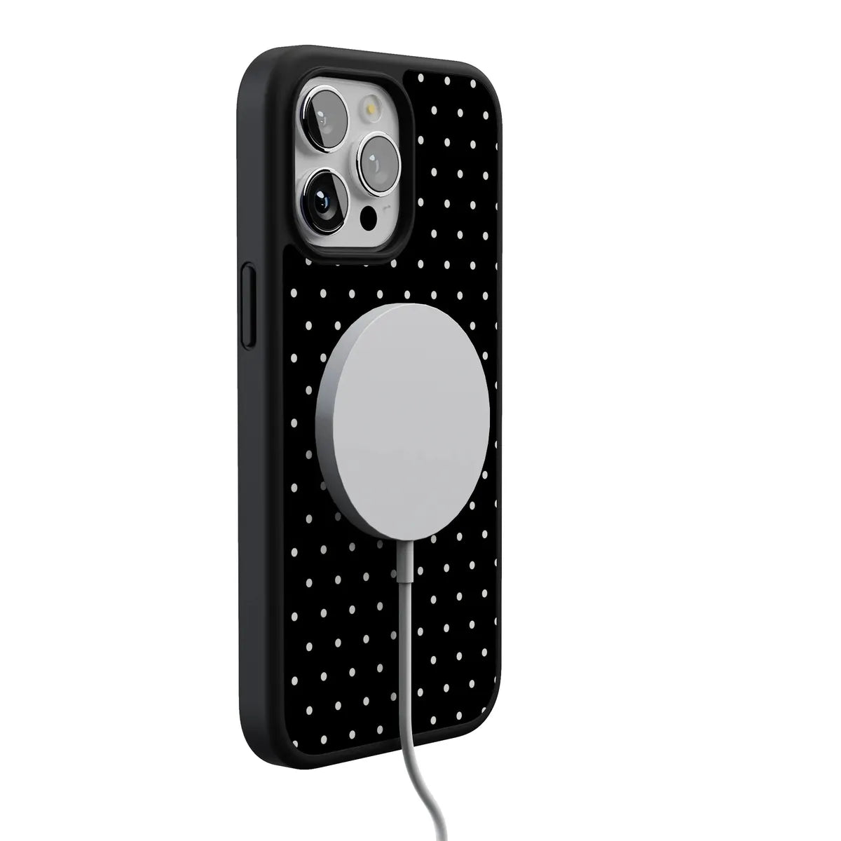 On the Dot | White Polka Dot Case