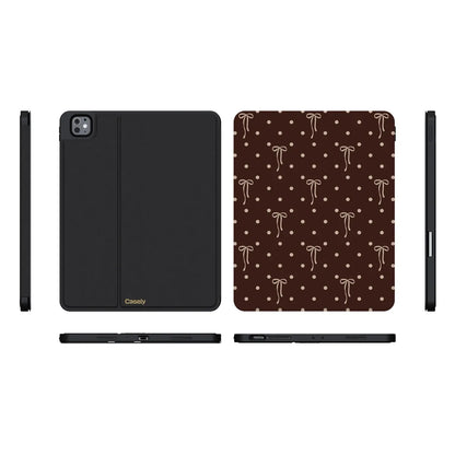 Teddy Bows | Brown Polka Dot iPad Case
