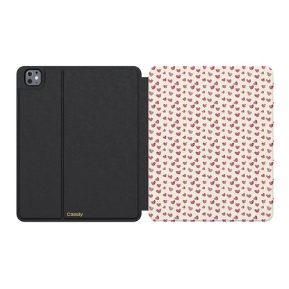 Lovebug | Mauve Hearts iPad Case