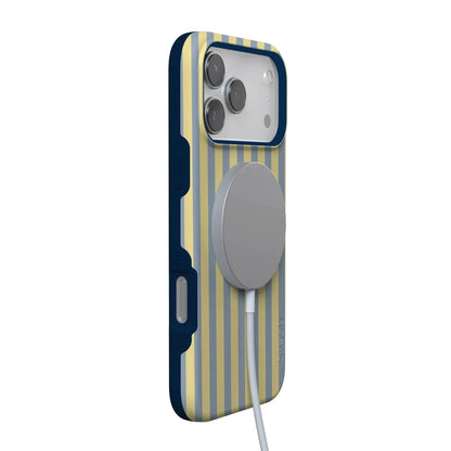 Coastline Stripes | Blue & Yellow Case