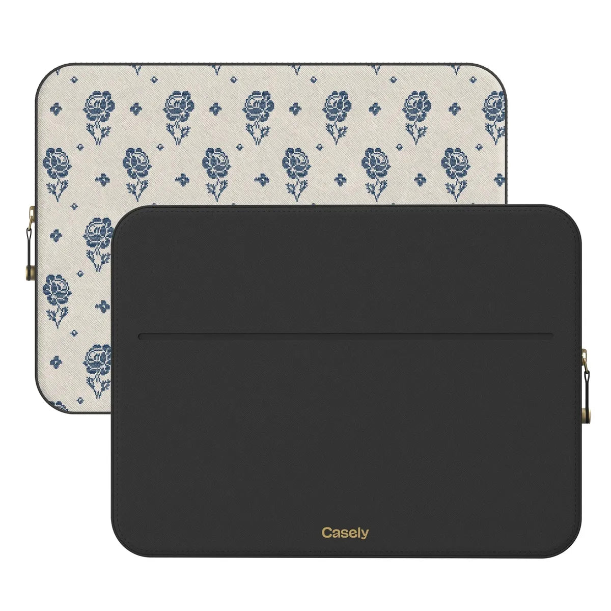 Seaside Stitch | Vintage Roses Laptop Case