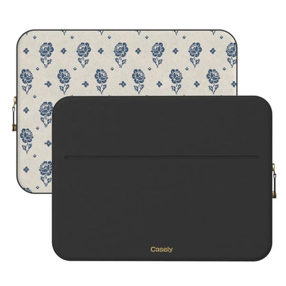 Seaside Stitch | Vintage Roses Laptop Case