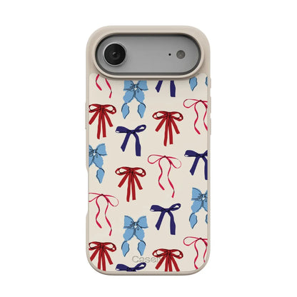 American Girlie | Red White & Blue Bows Case - iPhone 17 Air