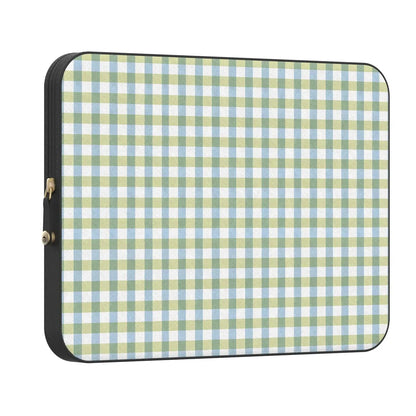 Pastel Picnic | Blue & Green Gingham Laptop Case