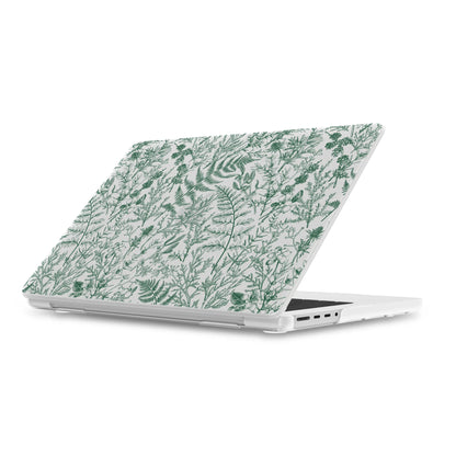 Sage Garden | Green Floral Laptop Shell