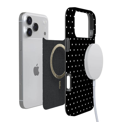 On the Dot | White Polka Dot Case