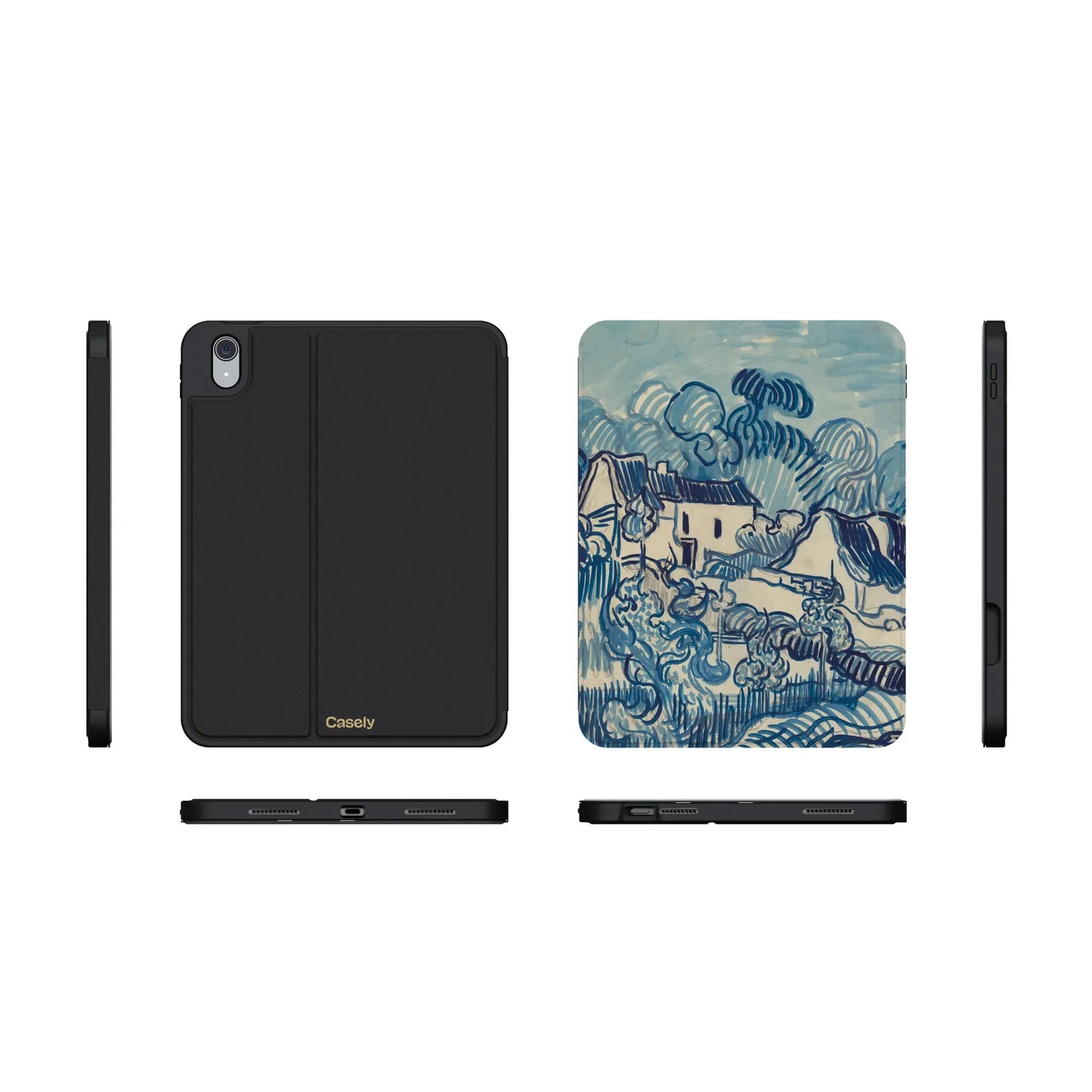 Van Gogh | Landscape With Houses iPad Case