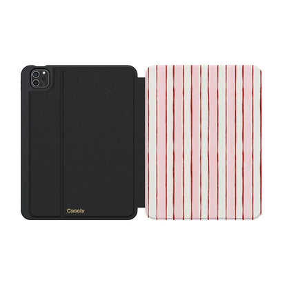 Pretty in Pastel | Blush Stripes iPad Case