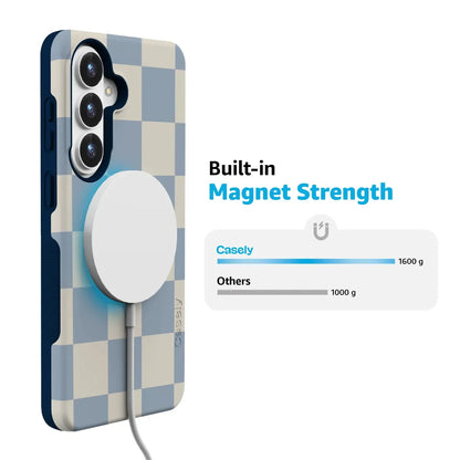 Fit Check | Light Blue Checkerboard Case