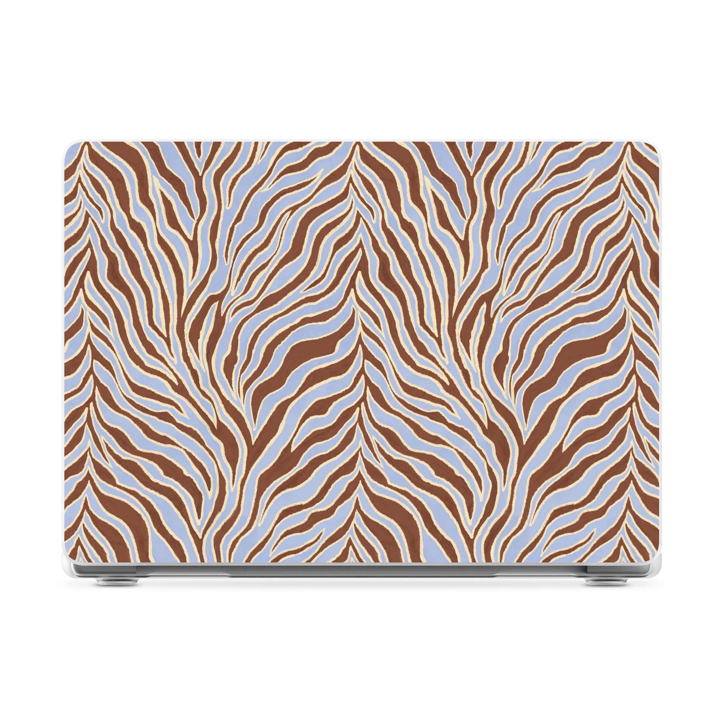 Untamed | Brown & Blue Zebra Laptop Shell - 14" MacBook Pro